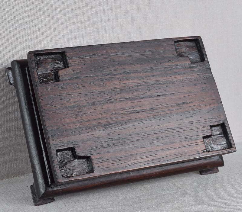 Vintage Chinese wooden stand - 4
