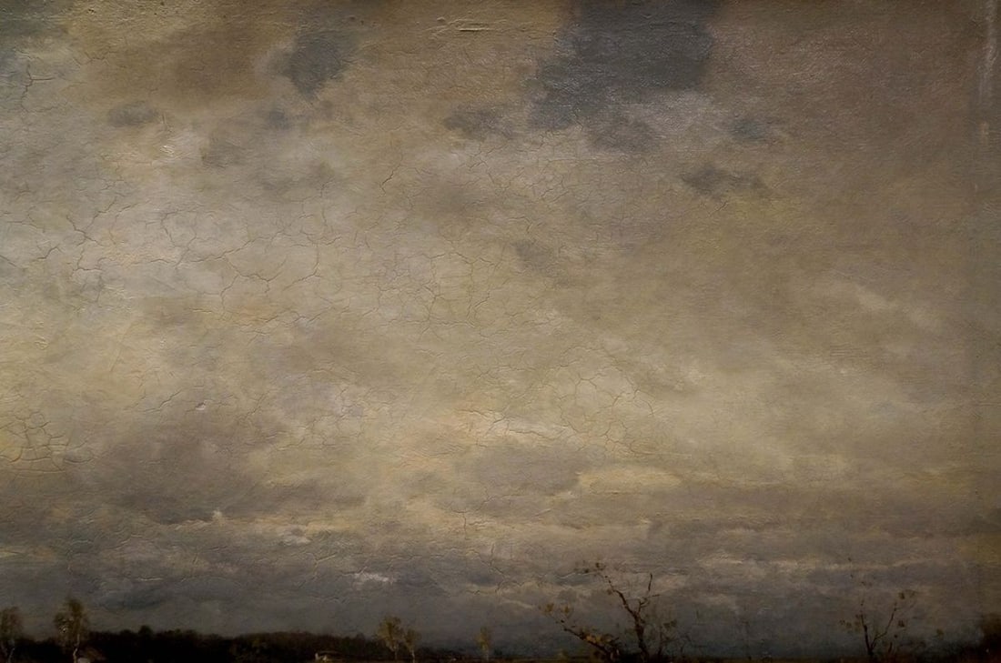 Oil painting Before the rain - 4