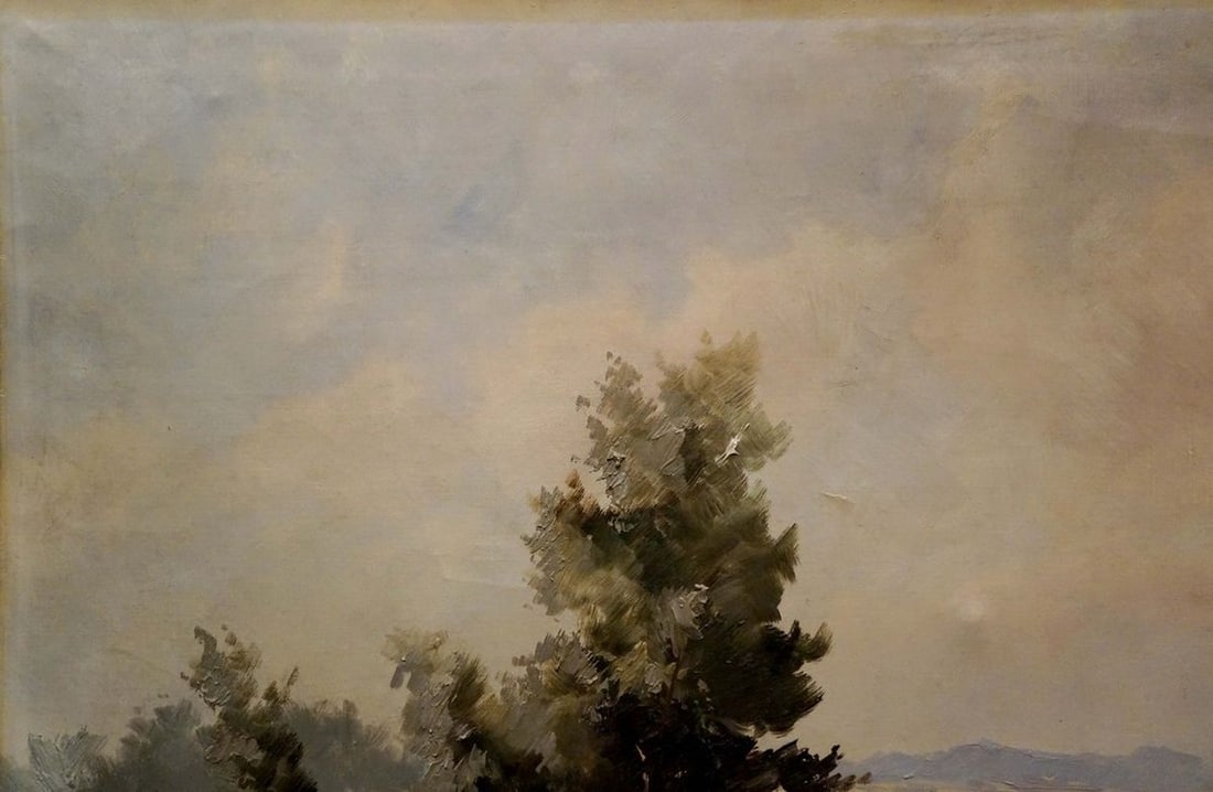 Oil painting Quiet calm day - 3