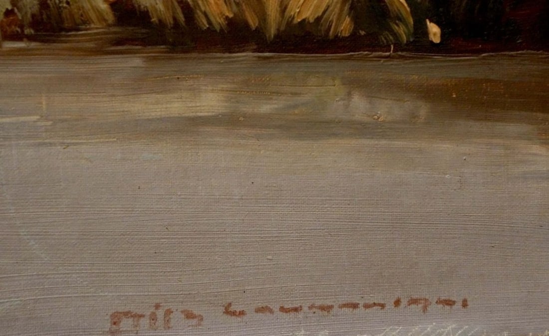 Oil painting Quiet calm day - 6