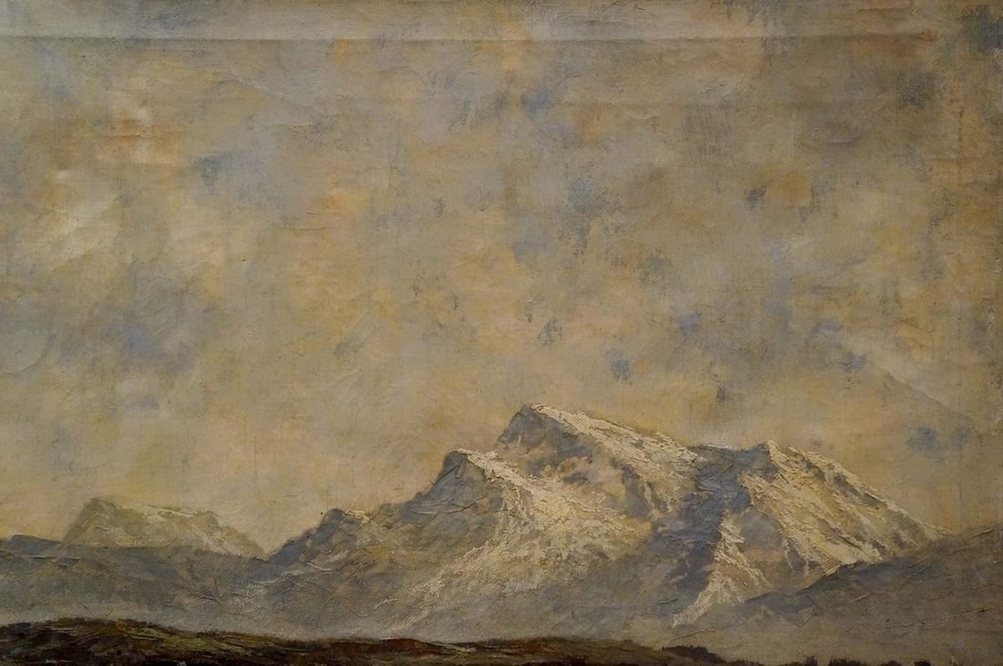 Oil painting Alpine freshness - 4