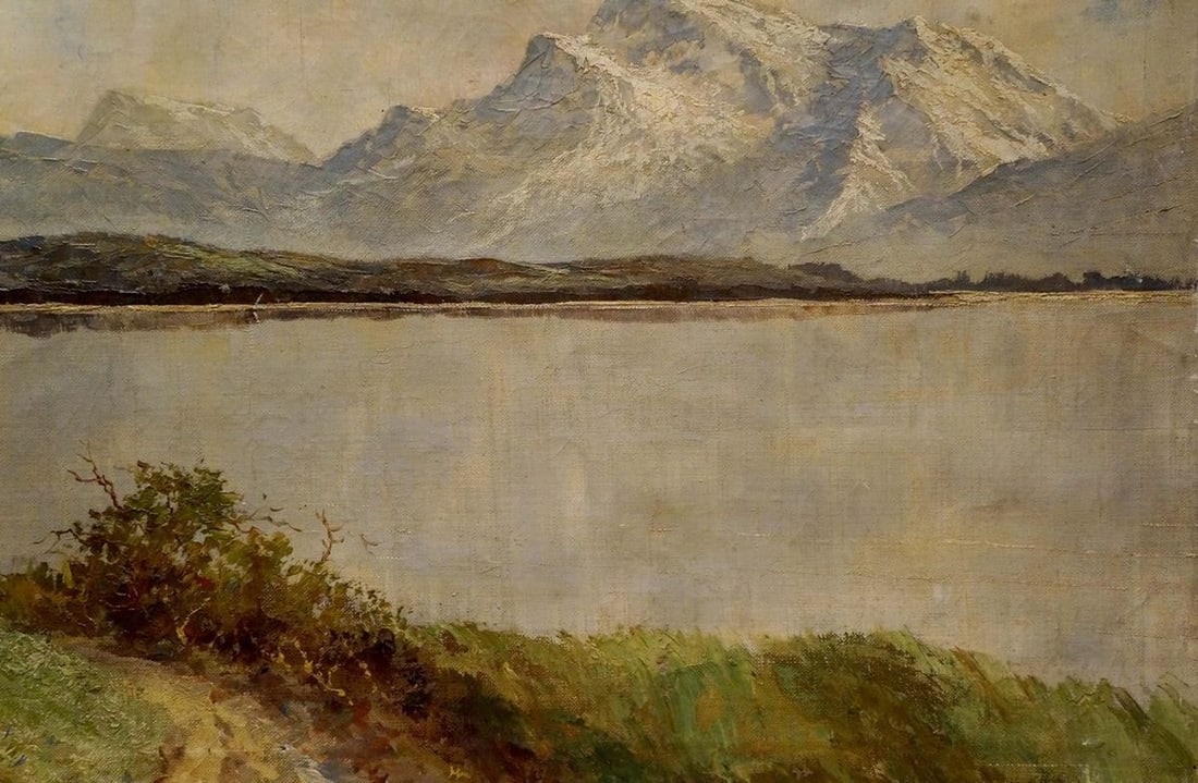 Oil painting Alpine freshness - 5