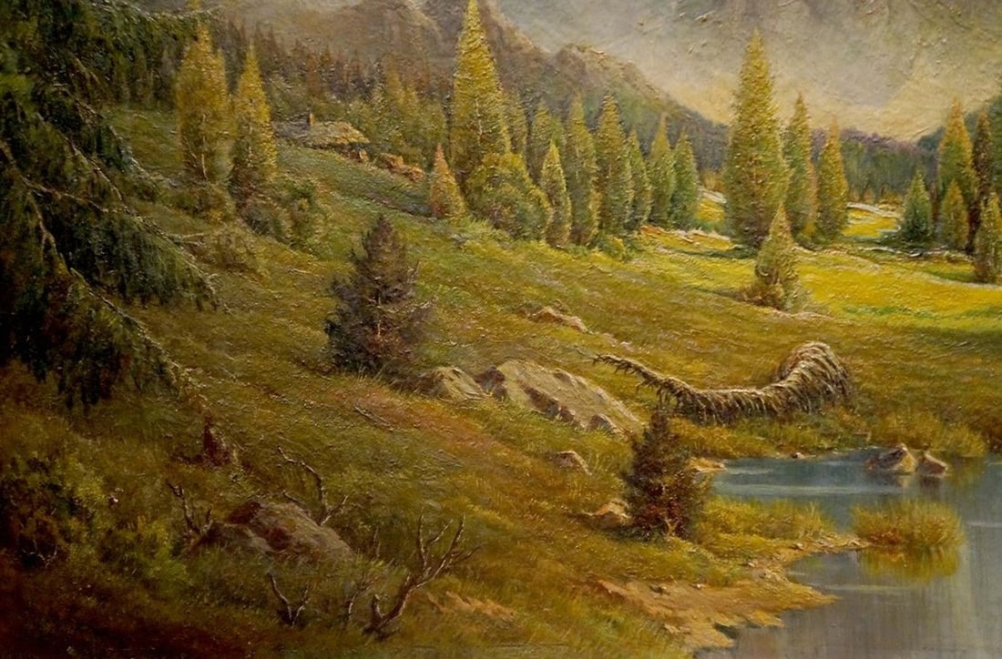 Oil painting Natural wonder F. Fischer - 2