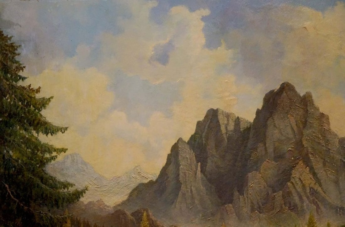 Oil painting Natural wonder F. Fischer - 3