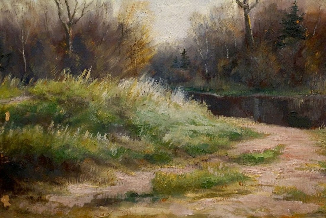 Oil painting After the rain - 2