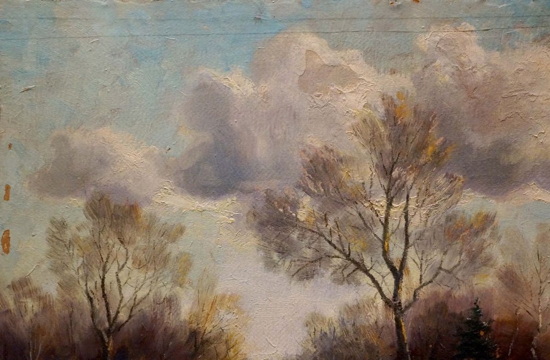 Oil painting After the rain - 3