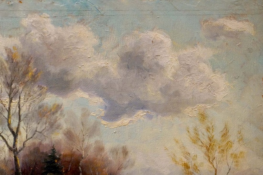 Oil painting After the rain - 4
