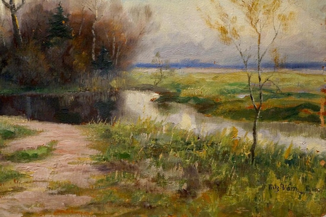 Oil painting After the rain - 5