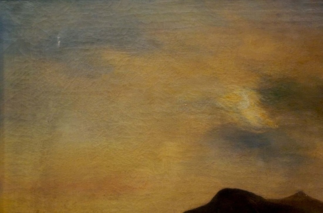 Oil painting Mountain landscape - 3