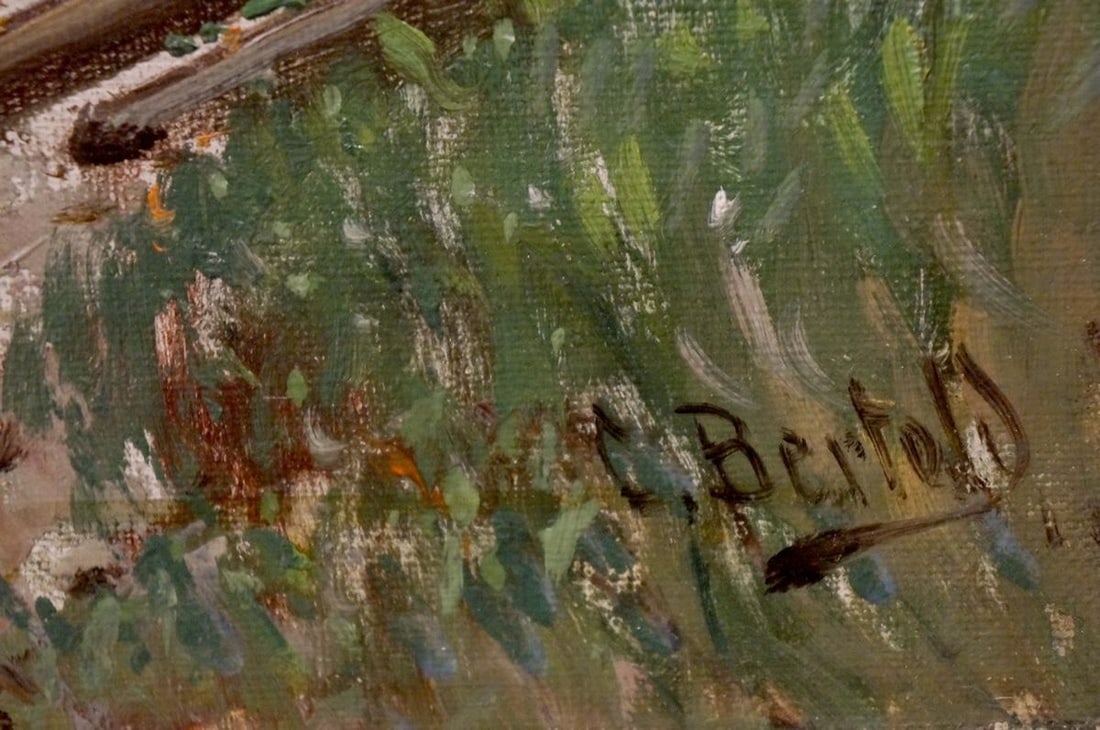 Oil painting Mountain landscape - 6