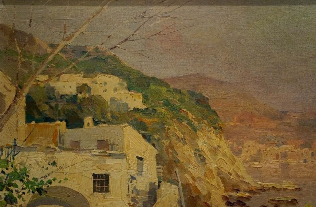 Oil painting Landscape from Greece Fortini A. - 3