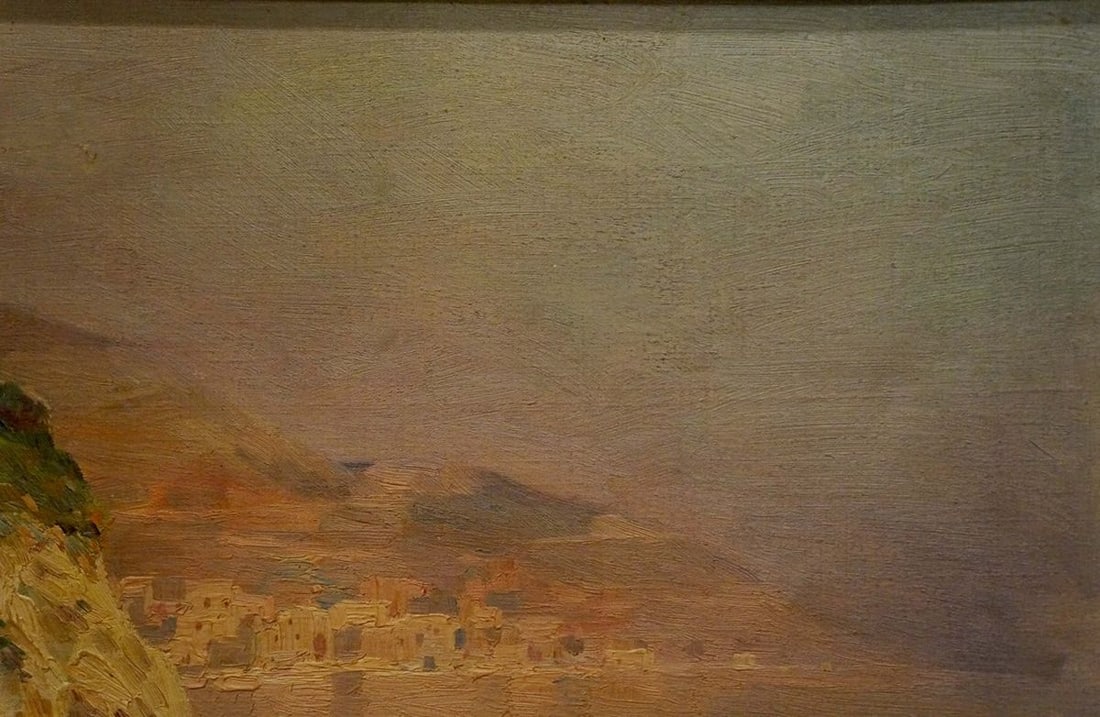 Oil painting Landscape from Greece Fortini A. - 4