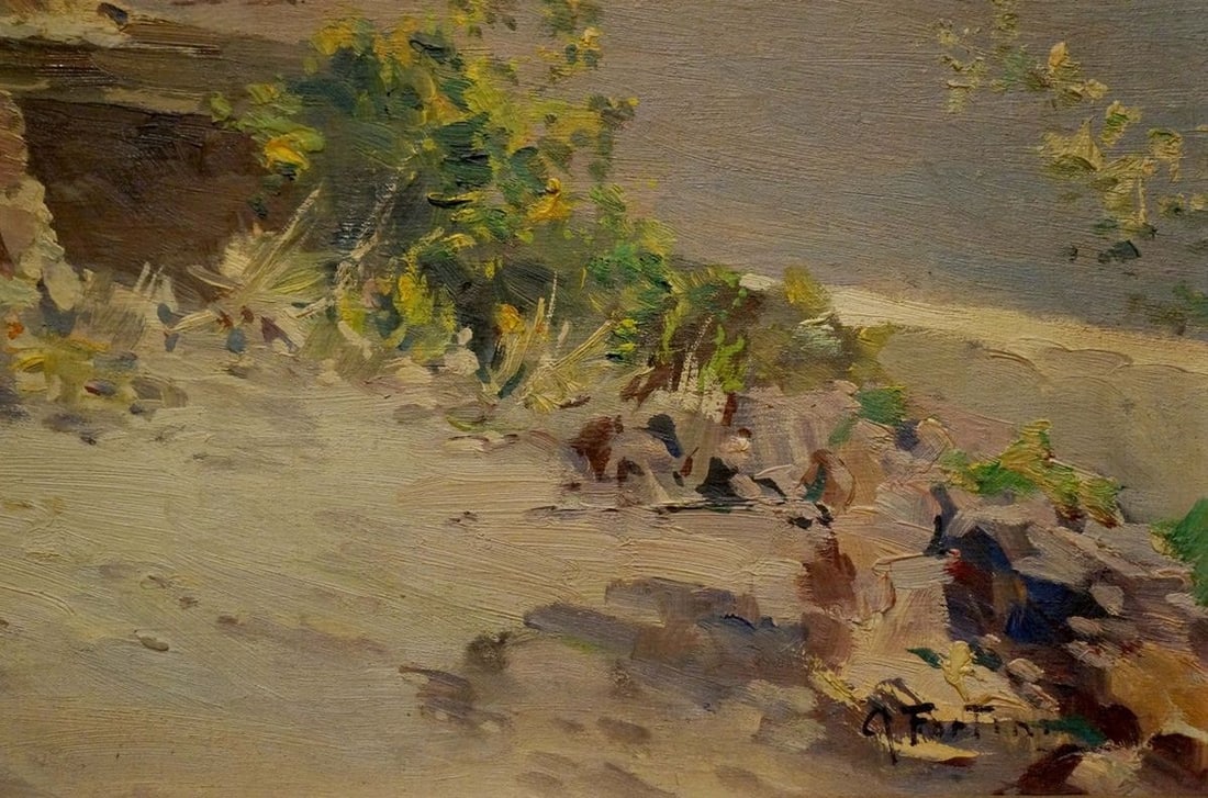 Oil painting Landscape from Greece Fortini A. - 5
