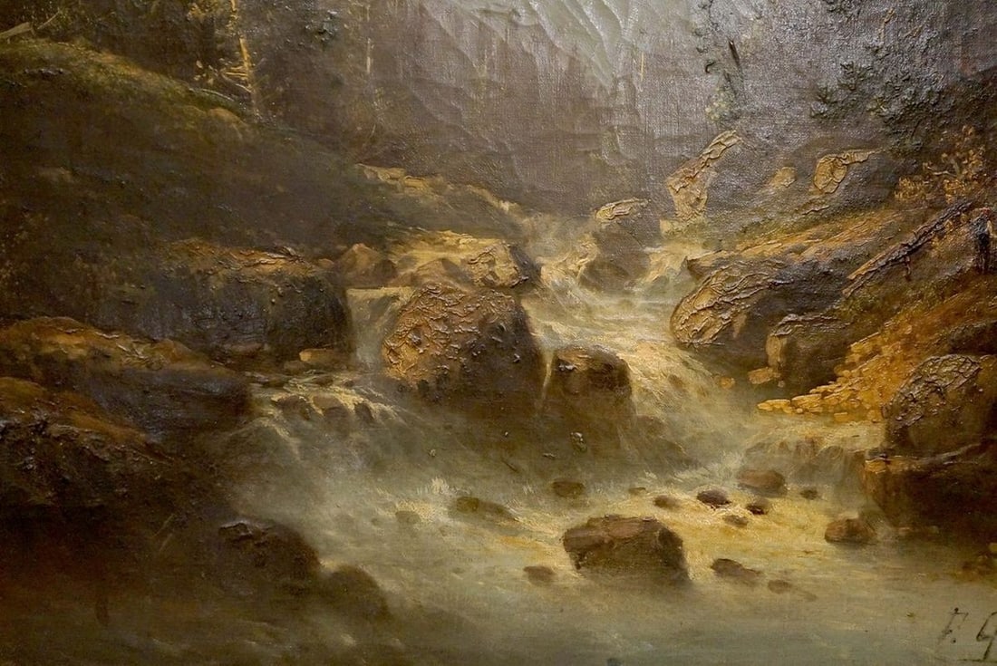 Oil painting Nature Karl Kaufman - 2
