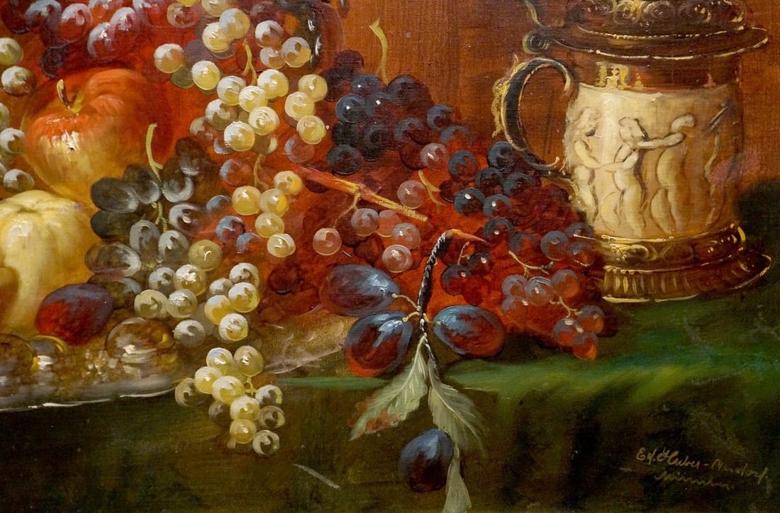 Oil painting Still life Huber Ed. - 5