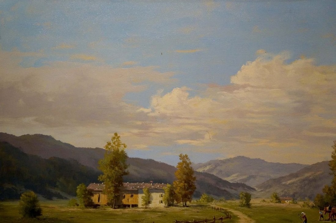 Oil painting Estate road Thomas J.H. - 3