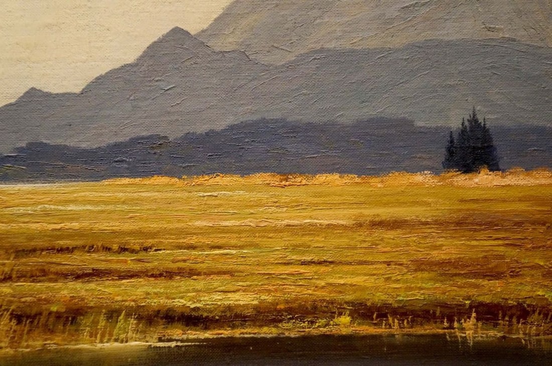 Oil painting Mountain View - 6