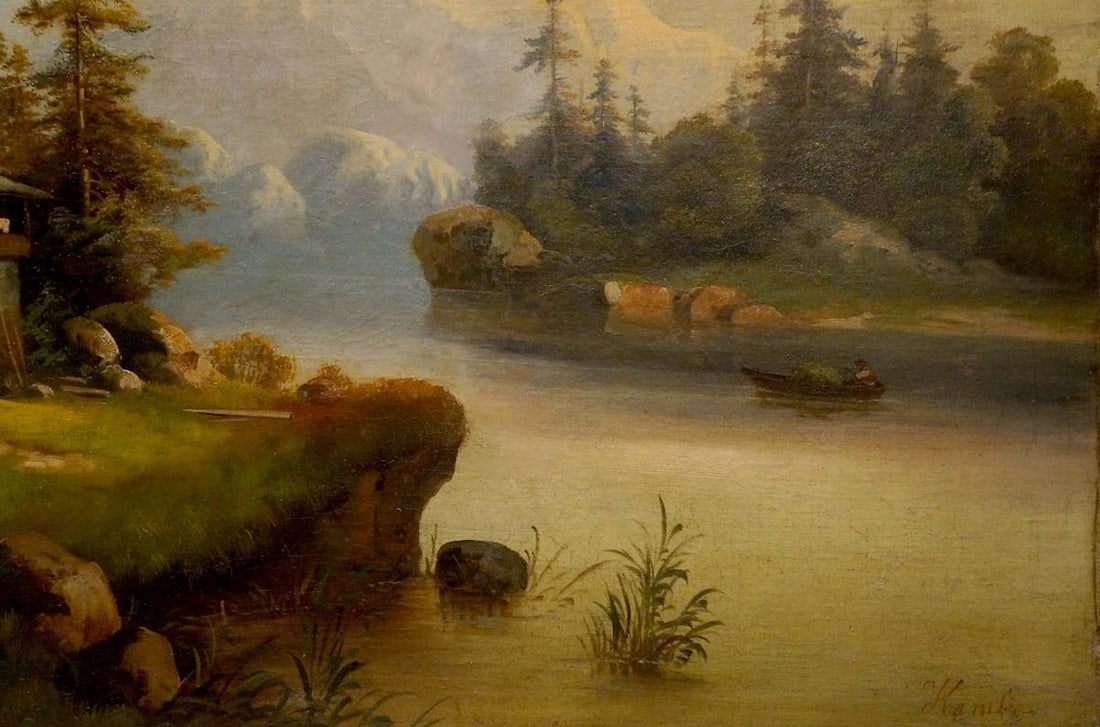 Oil painting Away from everyone - 5