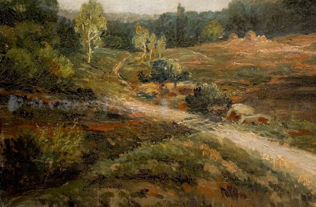 Oil painting Old forest - 2