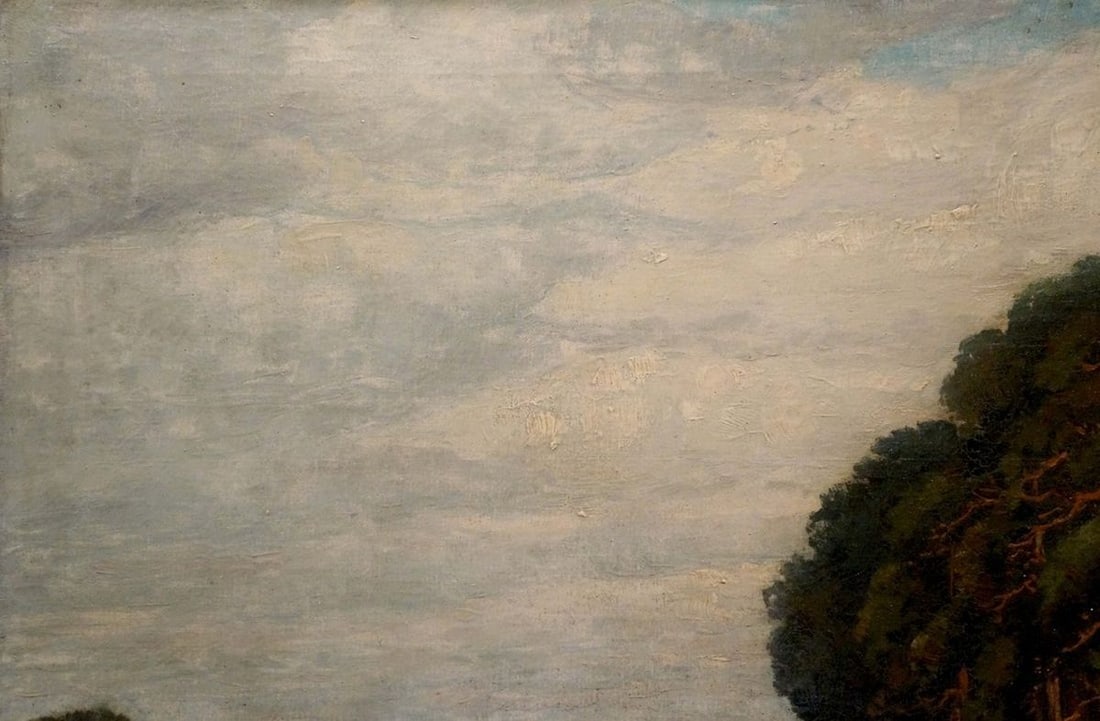 Oil painting Old forest - 3
