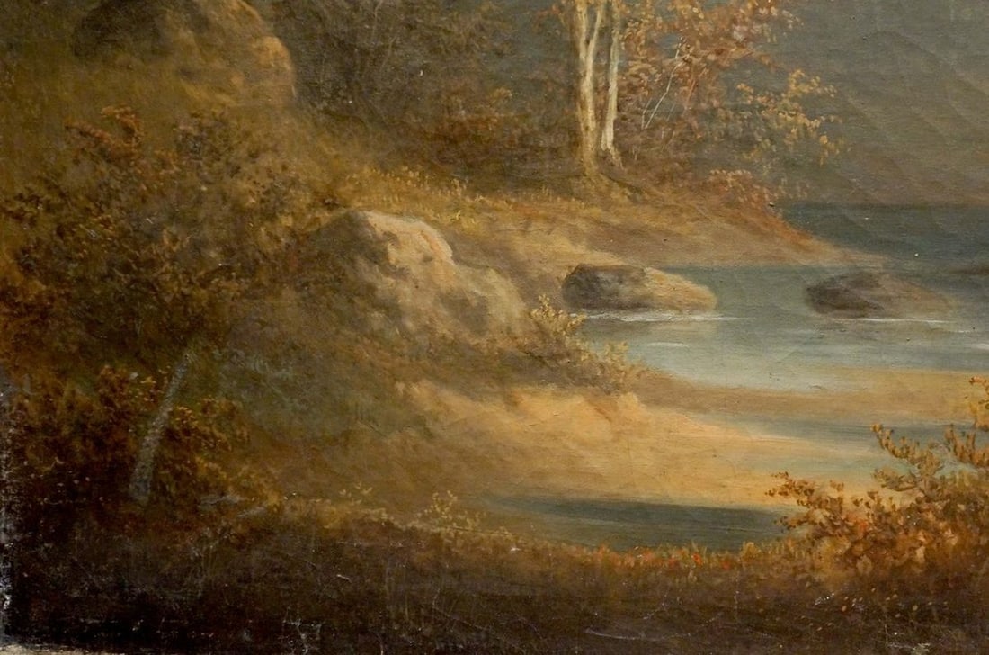 Oil painting House in the thick of the forest - 2