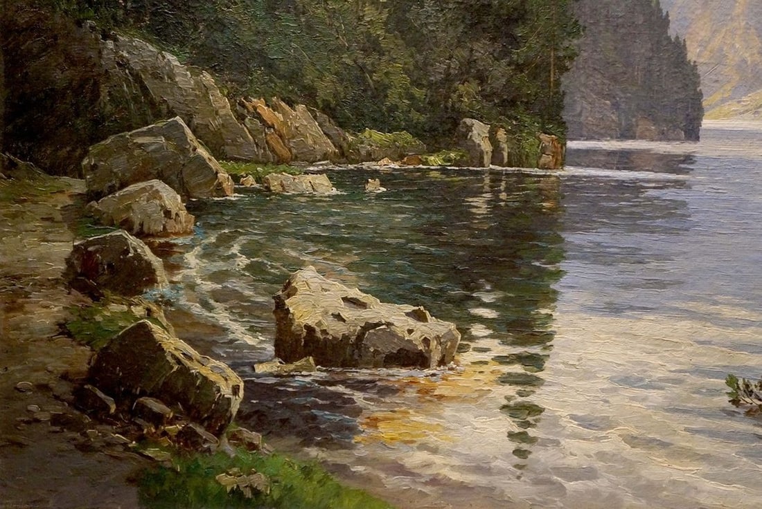 Oil painting Smell of nature Hans Frahm Munchen - 2