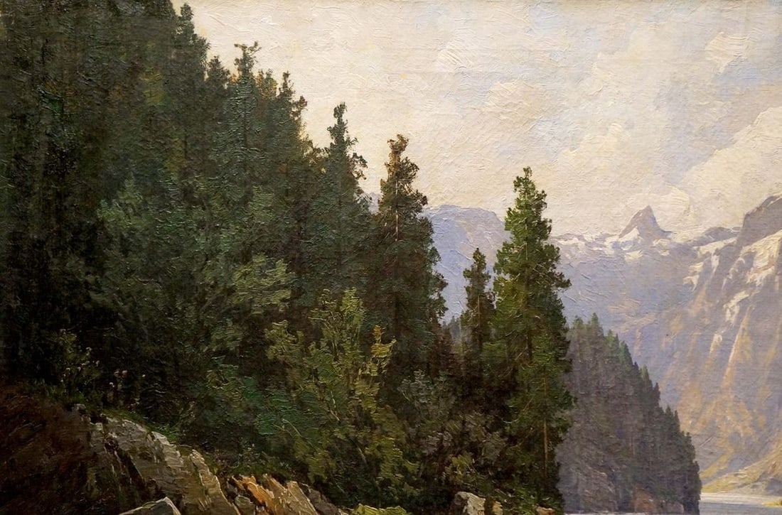 Oil painting Smell of nature Hans Frahm Munchen - 3