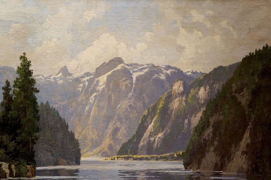 Oil painting Smell of nature Hans Frahm Munchen - 4