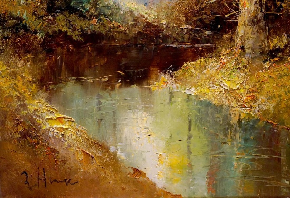 Oil painting Fairy forest - 2