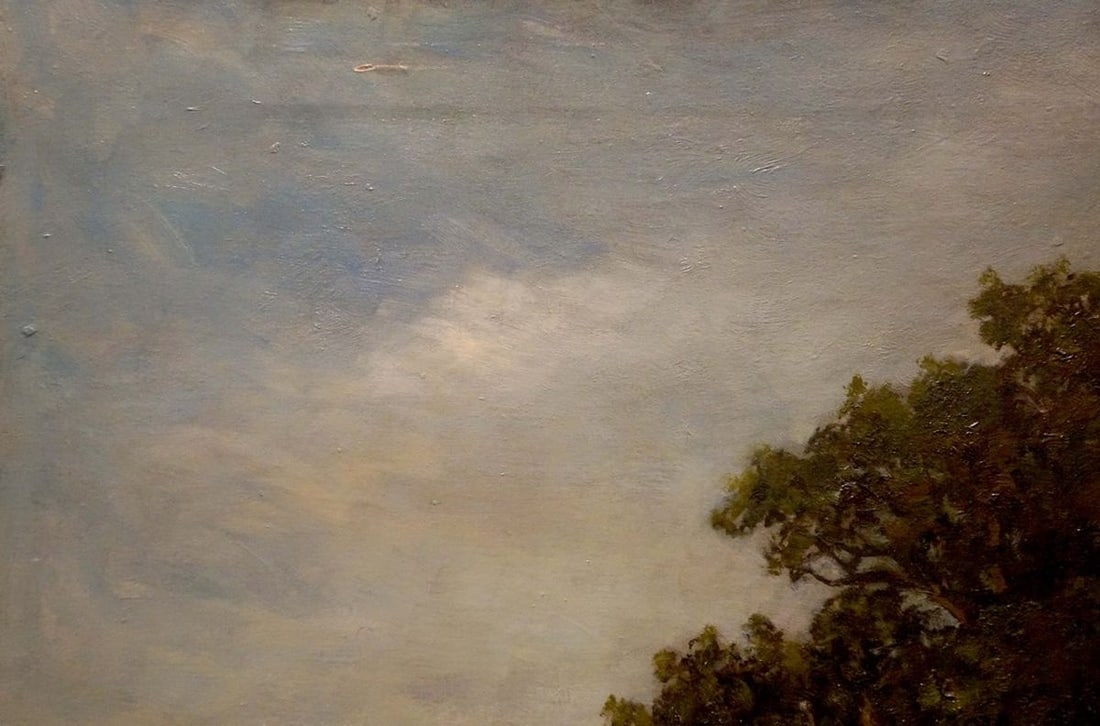 Oil painting Forest landscape Fritz Halberg-Krauss - 3