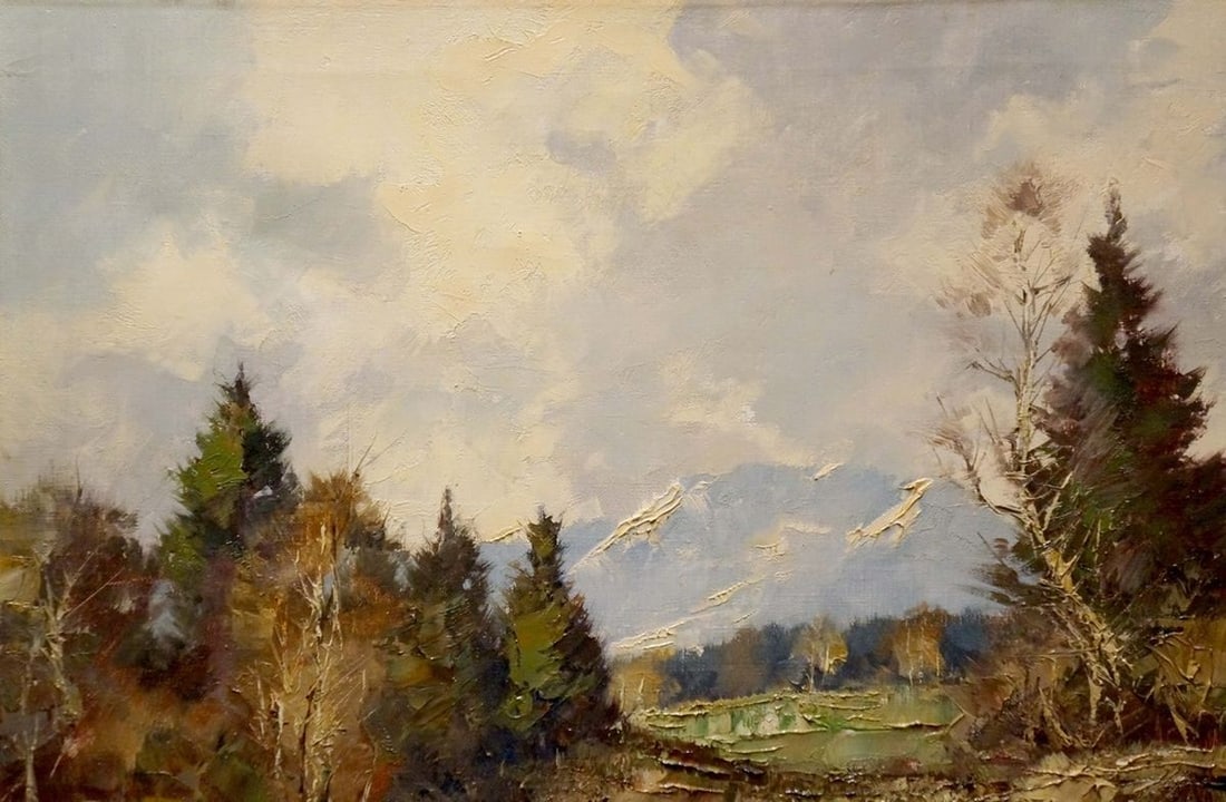 Oil painting Lake - 3