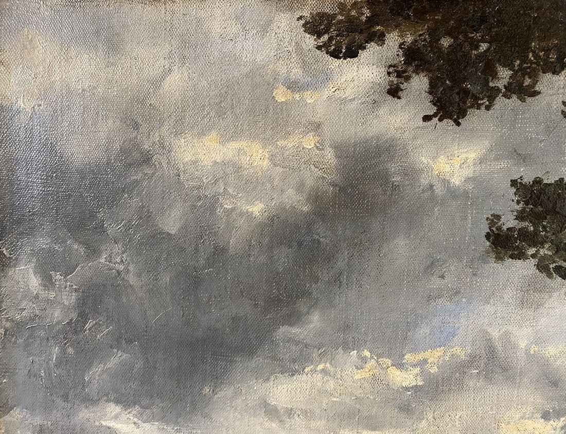 Oil painting Beautiful forest - 2