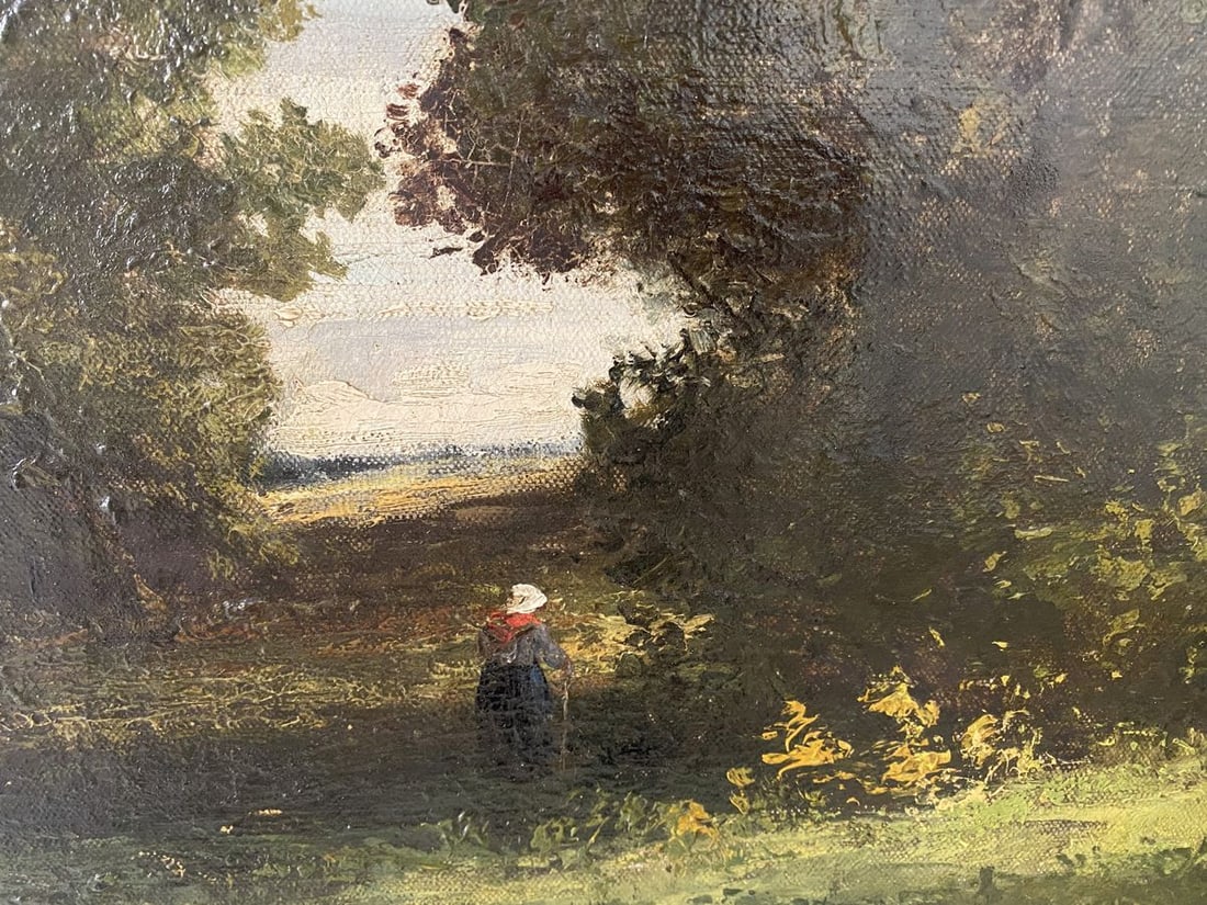 Oil painting Beautiful forest - 4