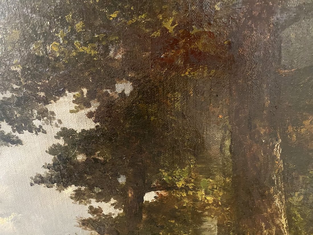 Oil painting Beautiful forest - 7