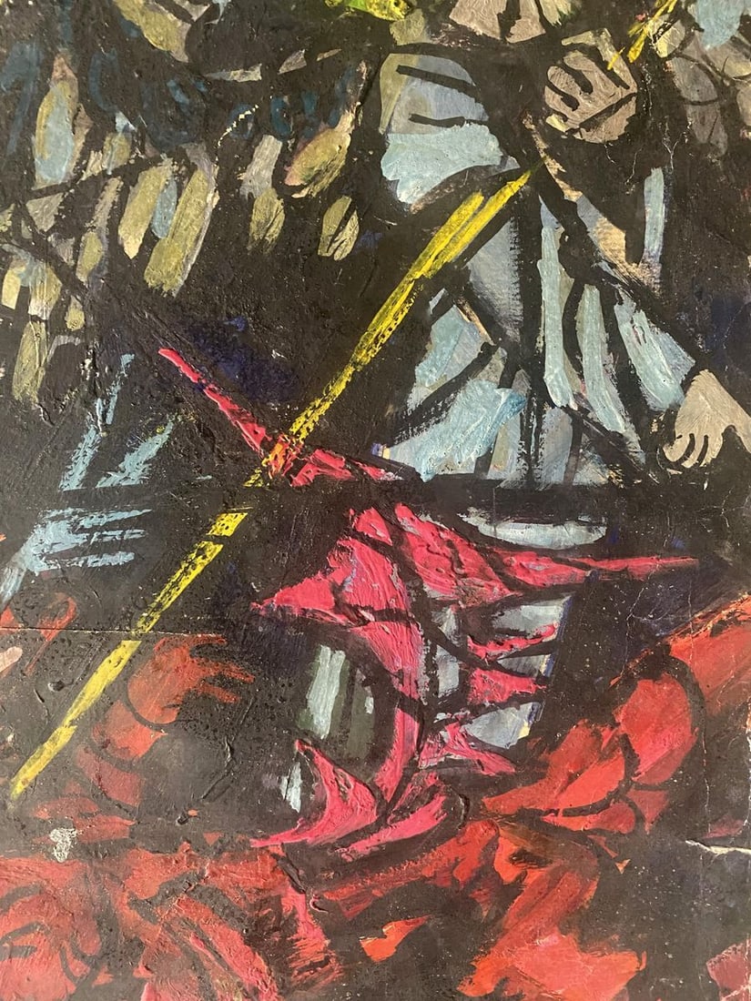 Oil painting Angel European artist - 4
