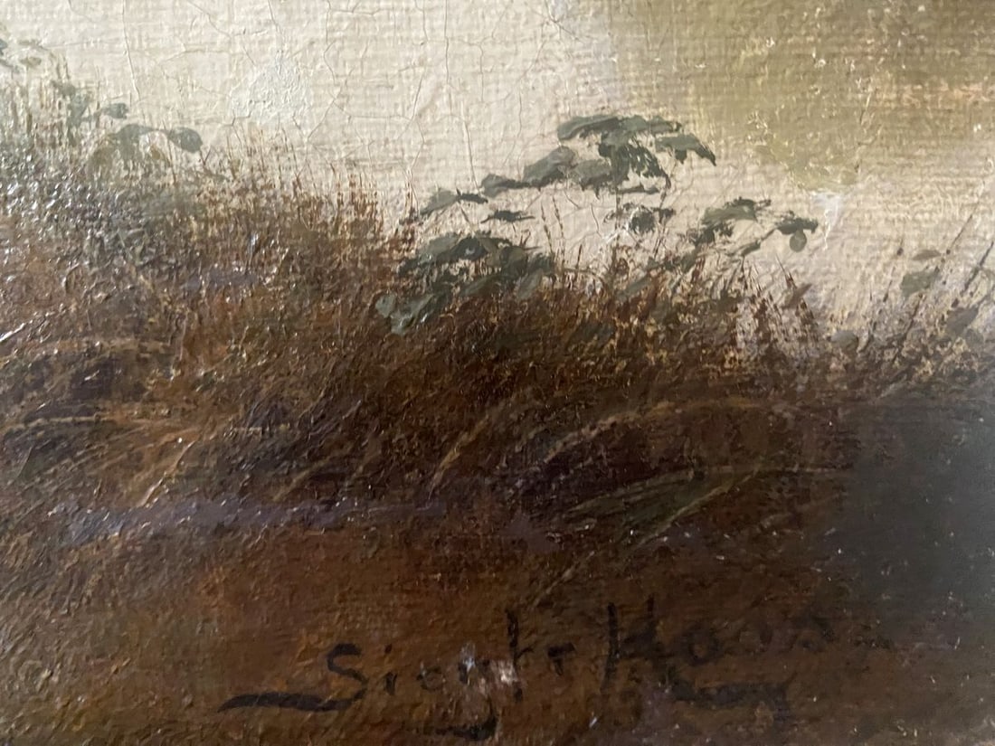 Oil painting Forest park European artist - 7