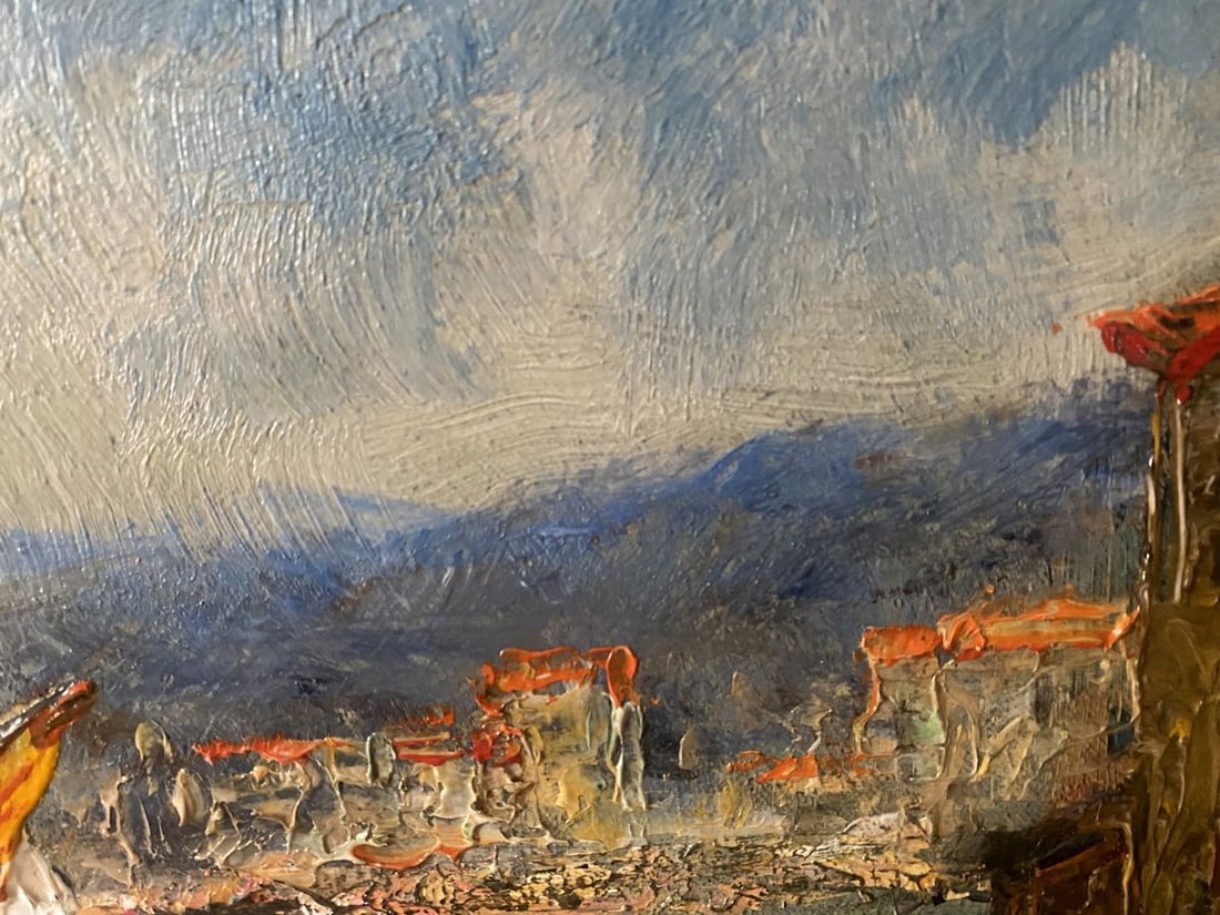 Oil painting Sailing park Unknown European artist - 7