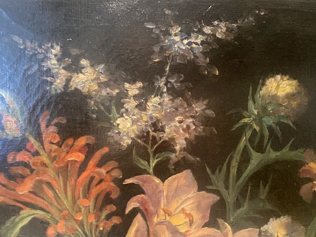 Oil painting Bouquet of flowers European artist - 2