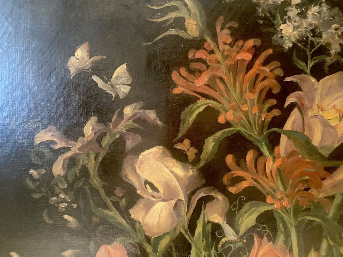 Oil painting Bouquet of flowers European artist - 3