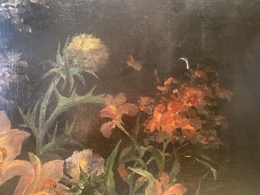 Oil painting Bouquet of flowers European artist - 4