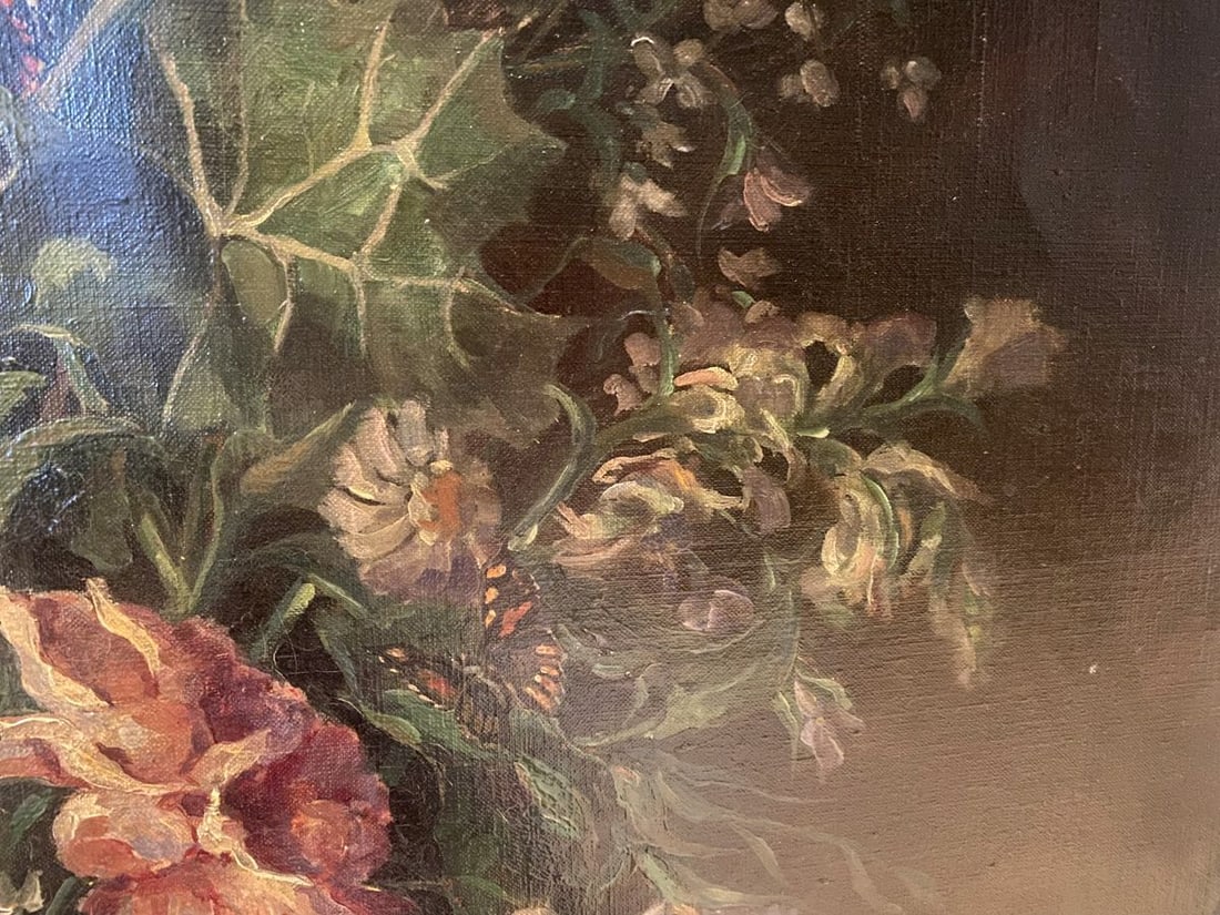 Oil painting Bouquet of flowers European artist - 5