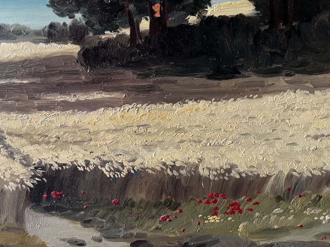 Oil painting Wheat field European artist - 5