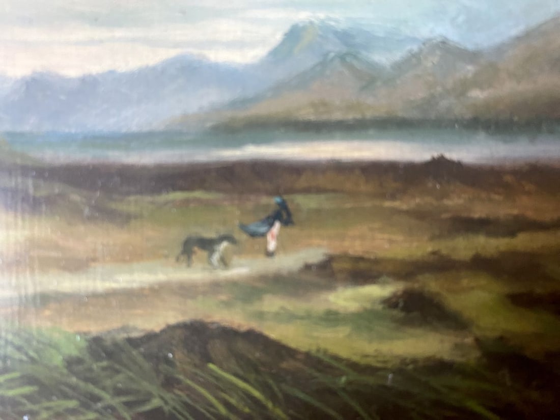 Oil painting Near the mountains European artist - 4