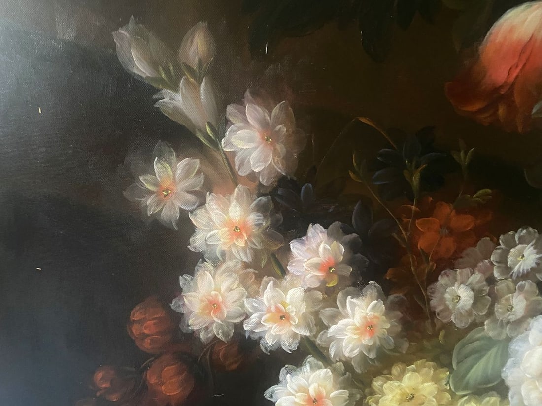 Oil painting Summer flowers European artist - 2