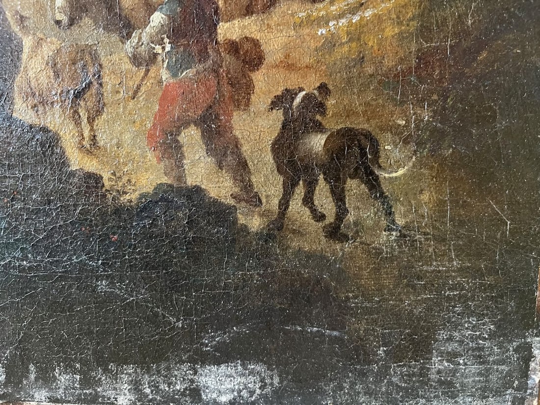 Oil painting Shepherd on the beach European artist - 6