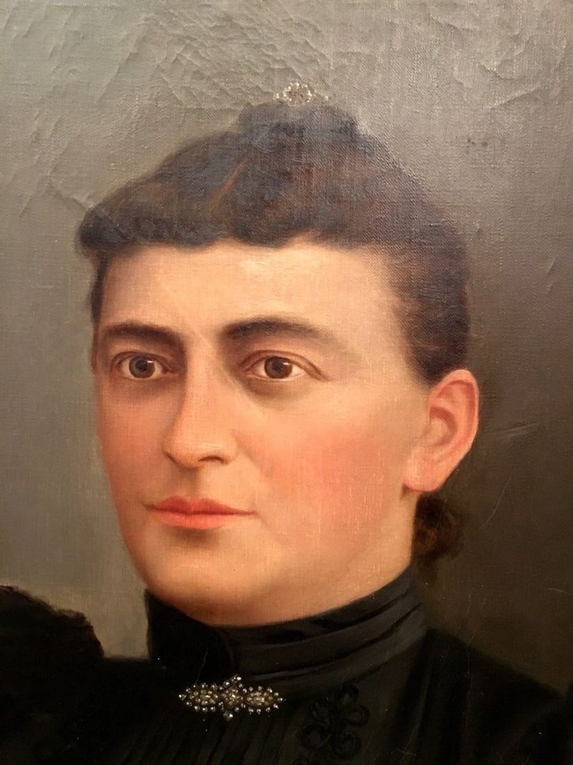 Oil painting Portrait of a girl - 2