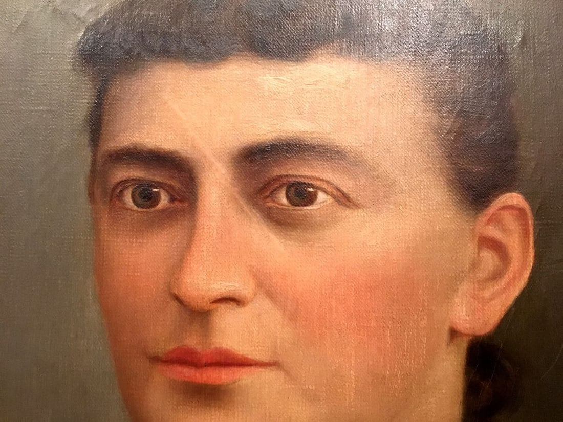 Oil painting Portrait of a girl - 8