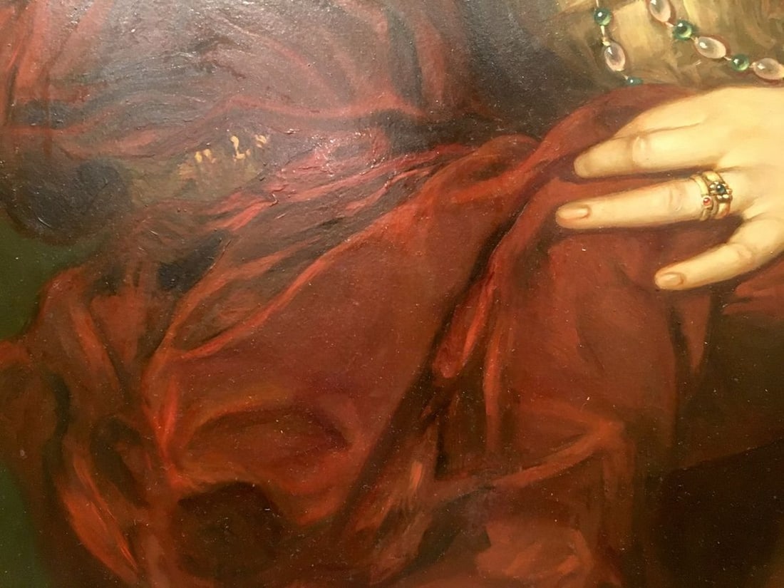Oil painting Portrait of a Victorian Girl - 9
