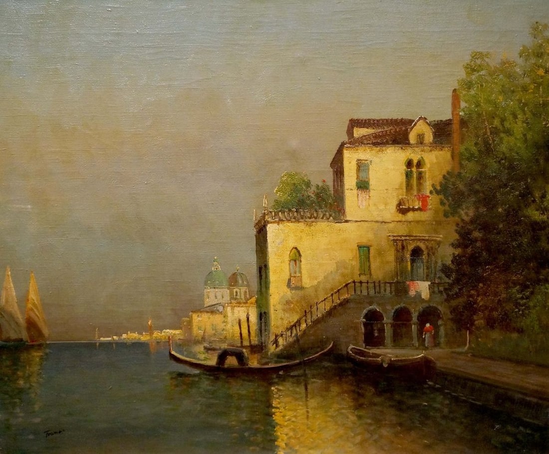 Oil painting City landscape Francois (1 of 8)
