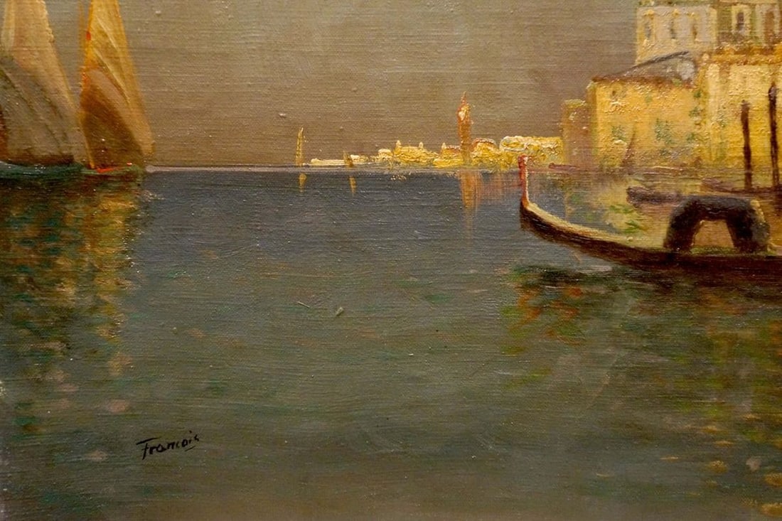 Oil painting City landscape Francois - 2